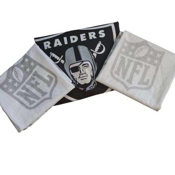 The Northwest Co NFL Raiders Pillowcase and Sham Set - Picture 2 of 3